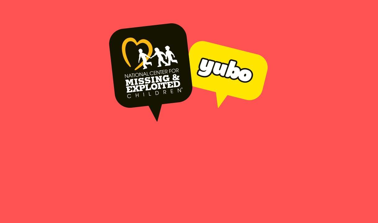  NCMEC-logo og Yubo-logo