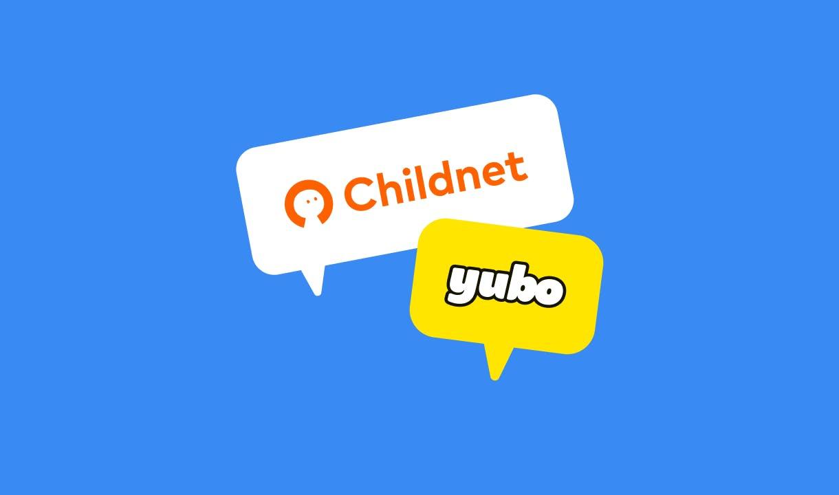 Childnet and Yubo logos